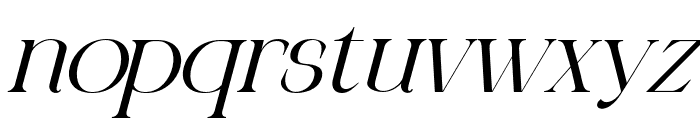 Phoveus-Italic Font LOWERCASE