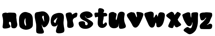 PickyGhostRegular Font LOWERCASE