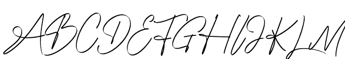 Pictures Signature Font UPPERCASE