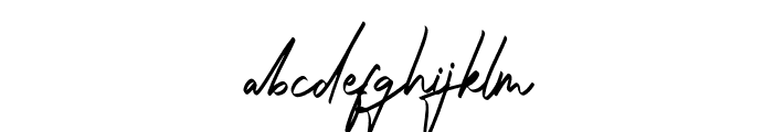 Pictures Signature Font LOWERCASE