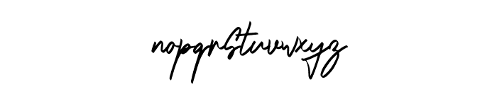 Pictures Signature Font LOWERCASE