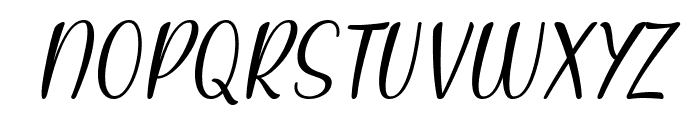 Piday Italic Font UPPERCASE