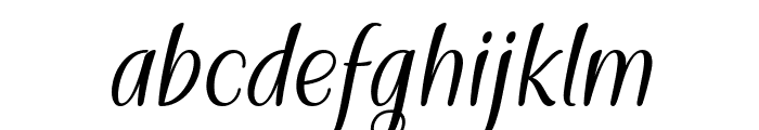 Piday Italic Font LOWERCASE