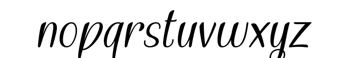 Piday Italic Font LOWERCASE