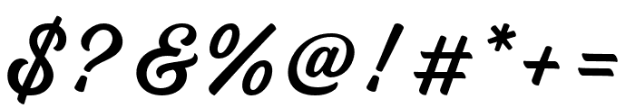 PierceJameson-Script Font OTHER CHARS