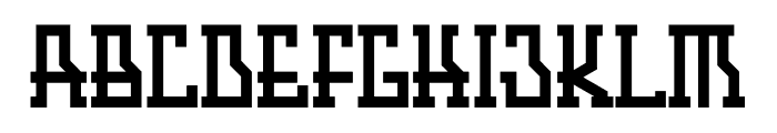 Pieslim Font UPPERCASE