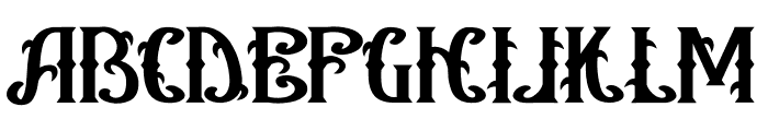 Pifavegus Font UPPERCASE