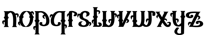 Pifavegus Font LOWERCASE