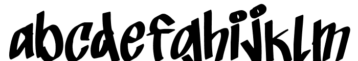 PigameGraffitiFont-Regular Font LOWERCASE