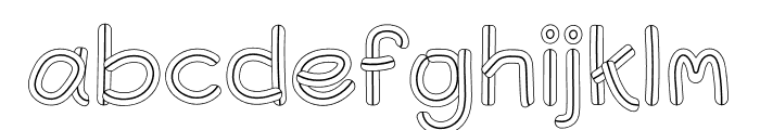 Piipo Font LOWERCASE