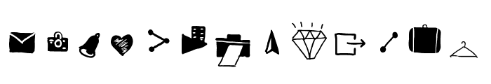 Piktogram Font LOWERCASE