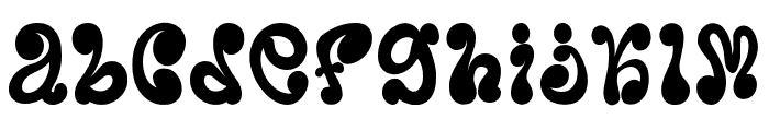 PilliarlRegular Font LOWERCASE