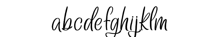 Pillow Fight Font LOWERCASE
