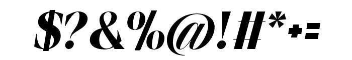 Piloner Black Italic Font OTHER CHARS