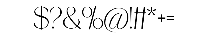 Piloner Extra Light Font OTHER CHARS