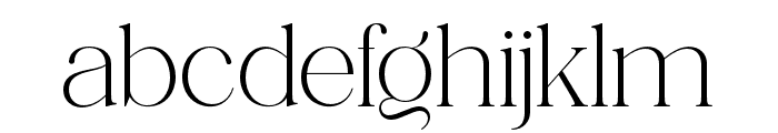 Piloner Extra Light Font LOWERCASE