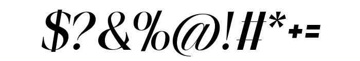 Piloner Semi Bold Italic Font OTHER CHARS