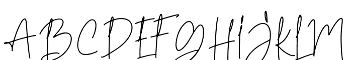 Pilot Signature Font UPPERCASE