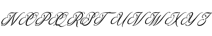 Pimfloth Bartauly Italic Font UPPERCASE