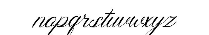 Pimfloth Bartauly Italic Font LOWERCASE