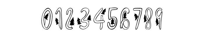 Pine Tree Font OTHER CHARS
