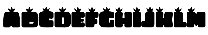 Pineapple Sunday Font UPPERCASE