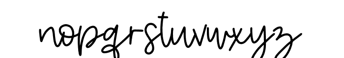 Pineblossom Regular Font LOWERCASE