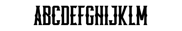 Pineforest Display Font LOWERCASE
