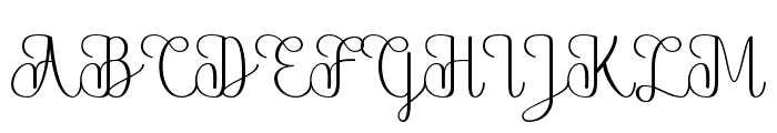 Pinely-Regular Font UPPERCASE