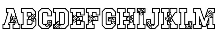 Pinfall Font LOWERCASE