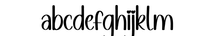 Pink Barbie Font LOWERCASE