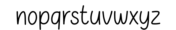 PinkiePromise Font LOWERCASE