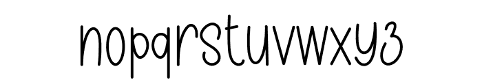 Pinky Baby Font LOWERCASE