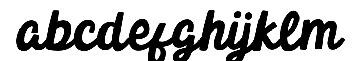 Pinky Blush Regular Font LOWERCASE