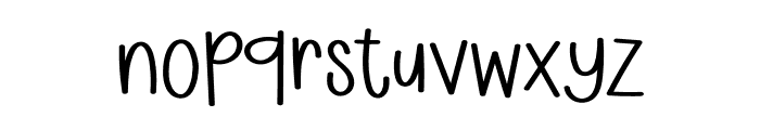 Pinky Funky Font LOWERCASE