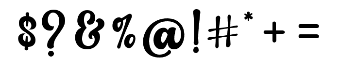 PinkyRetro-Regular Font OTHER CHARS