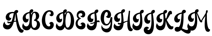 PinkyRetro-Regular Font UPPERCASE