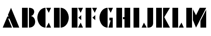 Pinmold-Regular Font UPPERCASE