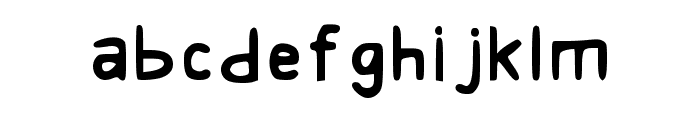 Pinraya Regular Font LOWERCASE