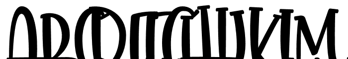Pinsetter Talls Font LOWERCASE