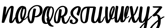 Pintgram Italic Font UPPERCASE