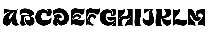 Pinx Niera Regular Font UPPERCASE
