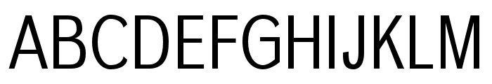 Pional regular Font UPPERCASE