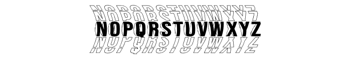 Pipeline Stacked Font LOWERCASE
