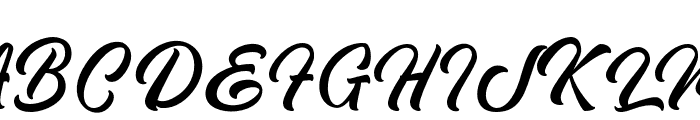 Pipetton-Script Font UPPERCASE