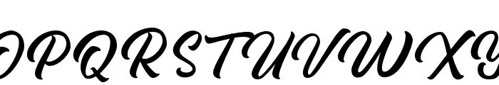 Pipetton-Script Font UPPERCASE