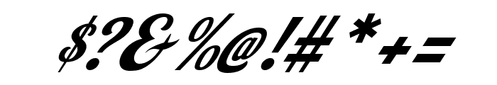 Pippop Italic Font OTHER CHARS