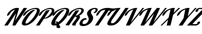 Pippop Italic Font UPPERCASE