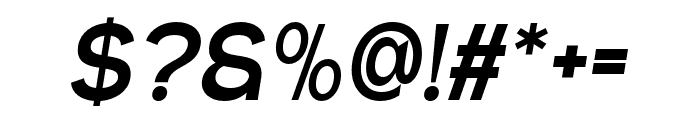 Pirage Italic Font OTHER CHARS