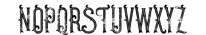 Pirate Inline Grunge Font UPPERCASE